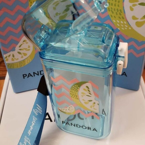 VERY RARE PANDORA *ASIAN EXCLUSIVE* SUMMER BOTTLE WITH BUILT STRAW 280ML - Picture 5 of 12